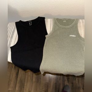 CROPPED TANKS